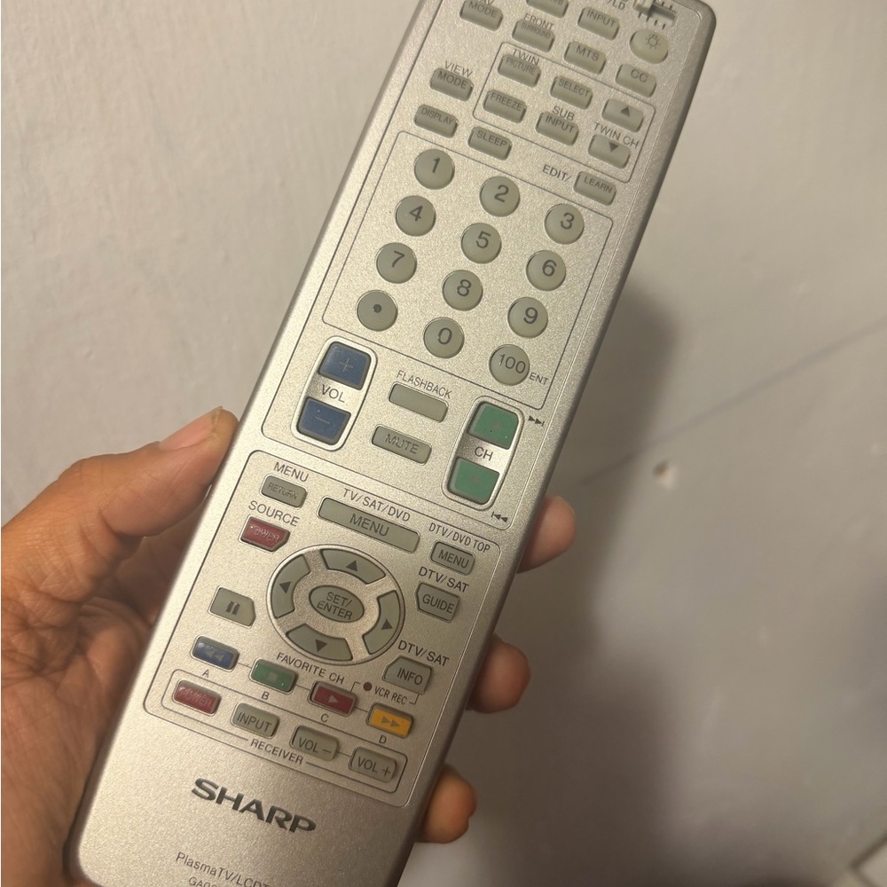 Sharp Silver Replacement Remote Control for TVs - Picture 3 of 5